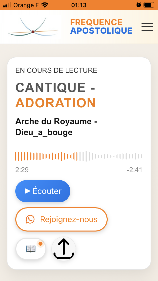 Application Fréquence Apostolique